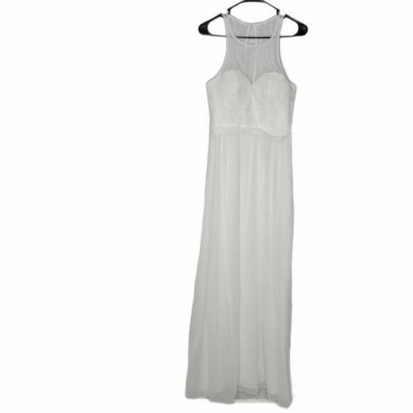 Bariano white Object of My Perfection Lace Detail Sweetheart Wedding Dress NEW 6 - Picture 4 of 12